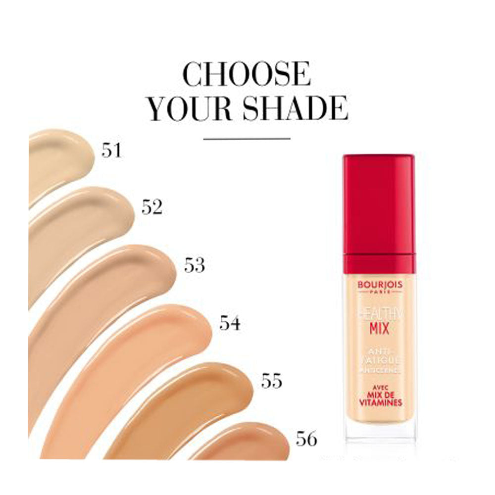 كريم أساس بورجوا هيلثي ميكس المضاد للتعب - 30 مل، 53 بيج فاتح