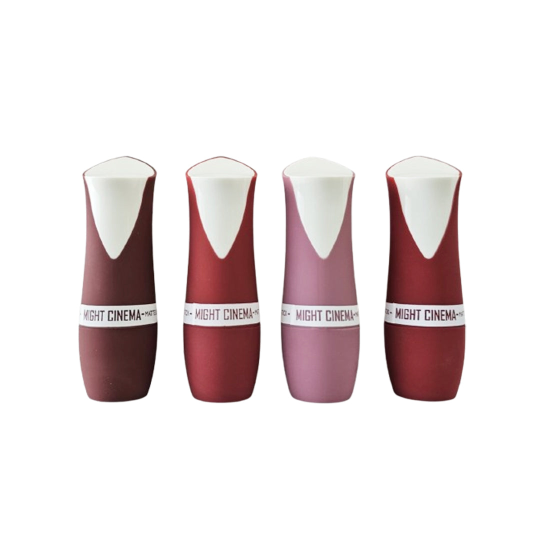 (C) Might Cinema Matte Lipstick SET (4 Pcs)