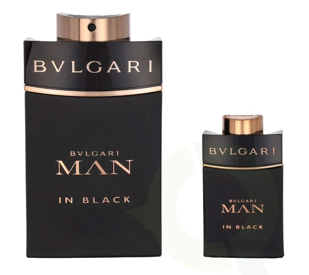 BVLGARI Man In Black for Men - Eau de Parfum - Gift Set 2 Pcs (100ml EDP + 15ml EDP)
