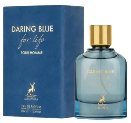 Daring Blue by Maison Alhambra for Men - Eau de Parfum - 100ml