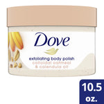 Dove Exfoliating Body Polish Scrub Oatmeal & Calendula Oil, 298 Gm