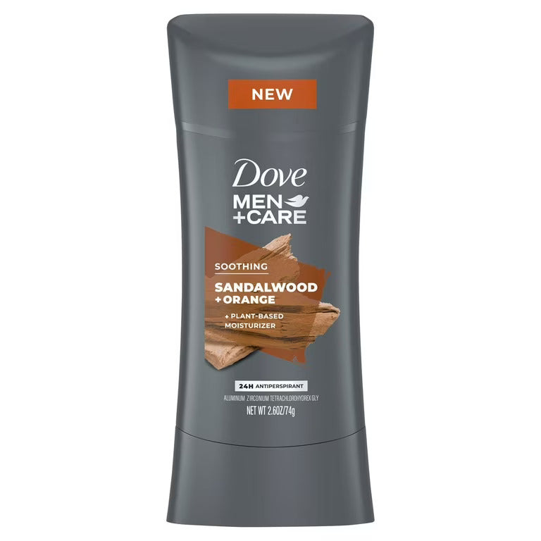 Dove Men+Care Antiperspirant Soothing SandalWood + Orange 48h Deodorant Stick ,74gm