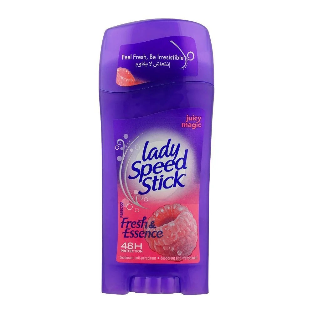 Lady Speed Stick Fresh & Essence Antiperspirant Deodorant Stick – 48h Protection – Juicy Magic – 65g