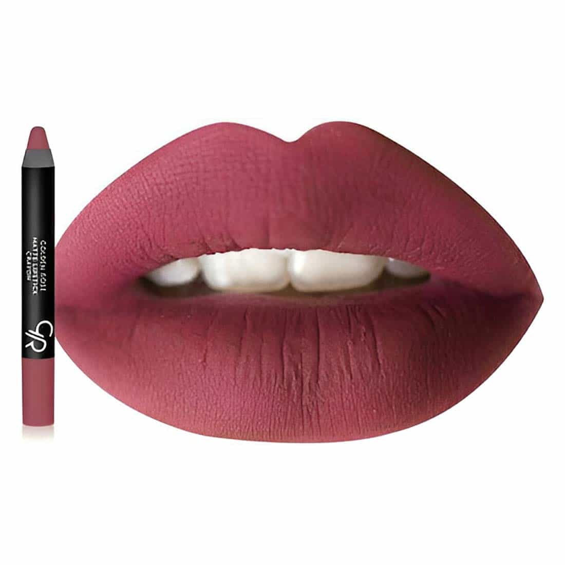 Golden Rose Matte Lipstick Crayon - No:08