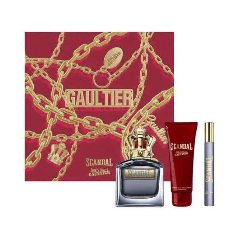 مجموعة هدايا Scandal Pour Homme Jean Paul Gaultier - EDT - 3 قطع