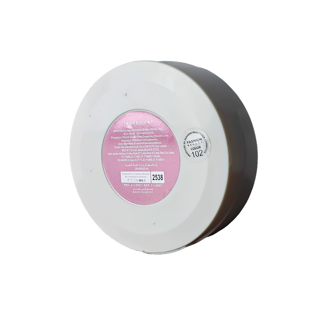 Might Cinema Double Face Powder & Blusher Matte Model : 2538 No : 102