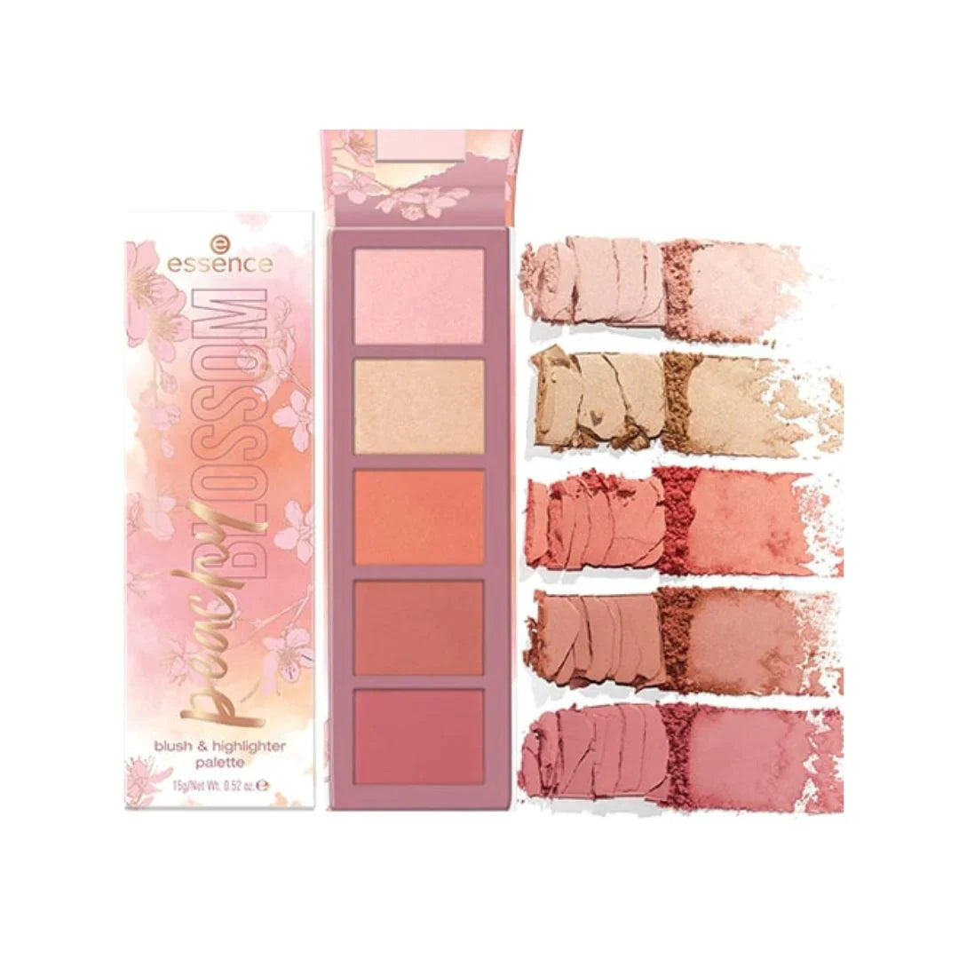 Essence Peachy Blossom Blush & Highlighter Palette