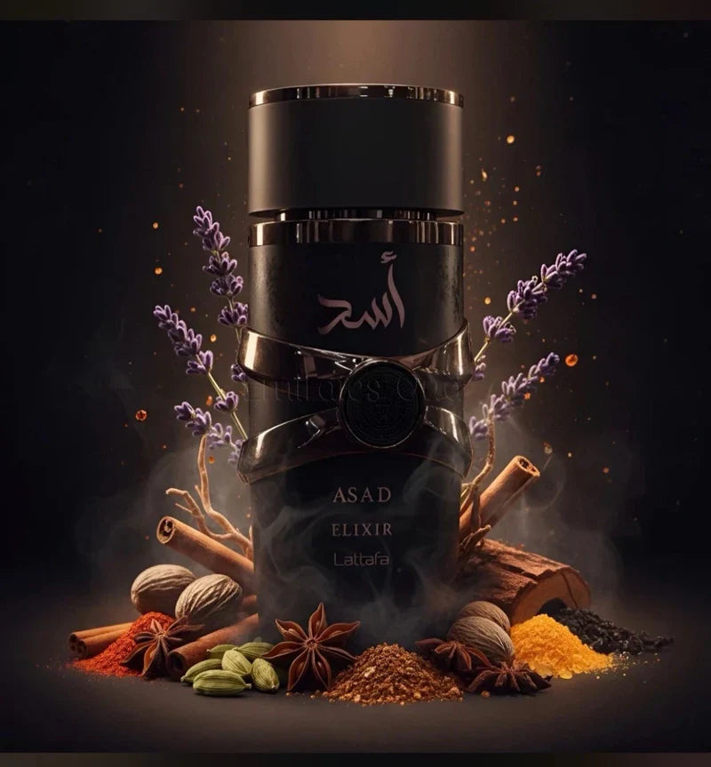 Asad Elixir by Lattafa for Men - Eau de Parfum - 100ml