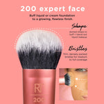 Real Technique Expert Face for Buff Liquid or Cream Foundation Brush RT200