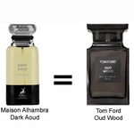 Dark Aoud by Maison Alhambra for Unisex - Eau de Parfum - 80ml