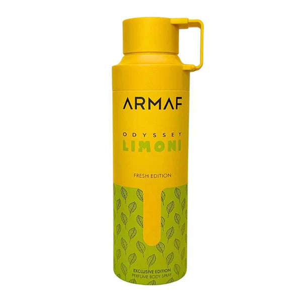 Odyssey Limoni by Armaf for Men Deodorant Perfume Body Spray - 200ml