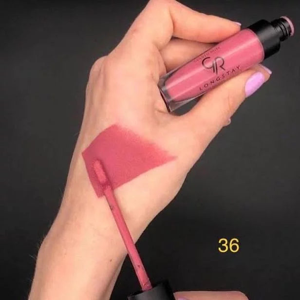 Golden Rose Kiss Proof Long Wearing Longstay Liquid Matte Lipstick - 36