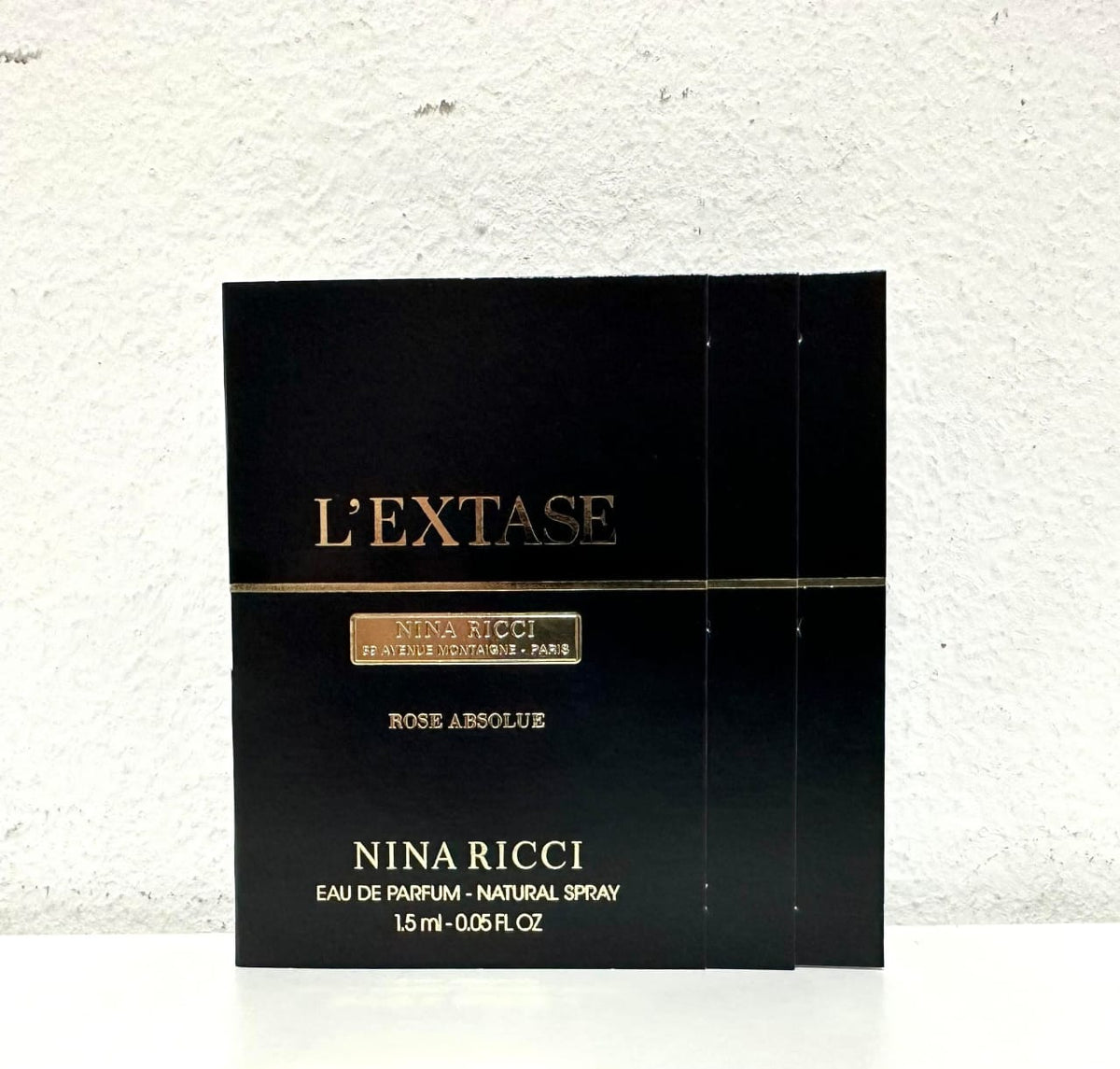 L'Extase Rose Absolue Nina Ricci for Women - EDP - ( '' Samples '' 3 PCS ) 1.5ml