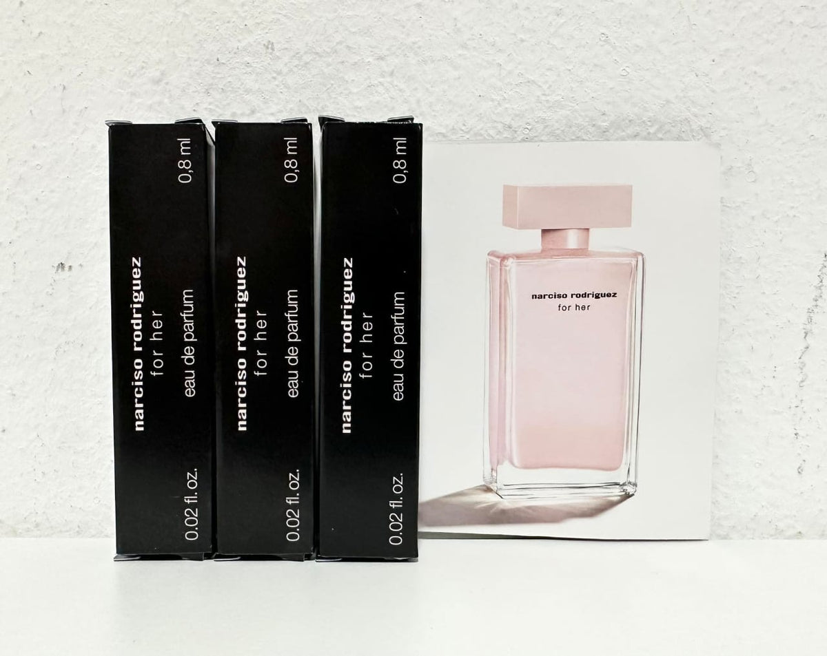 Narciso Rodriguez For Her - EDP - ( " Samples " 3 Pcs ) 0,8ML
