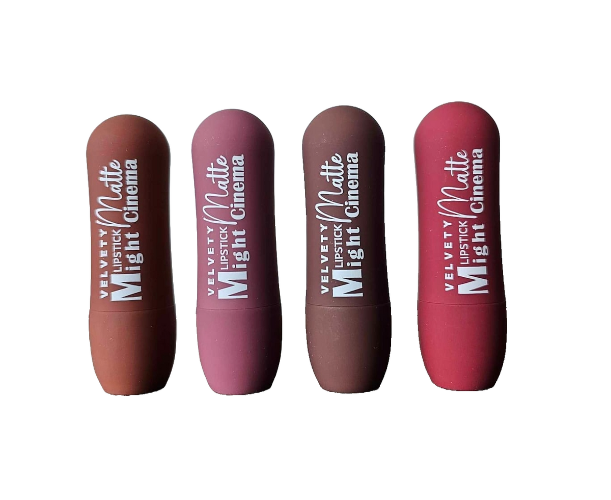 Might Cinema Matte Lipstick Velvety - 12 Colors