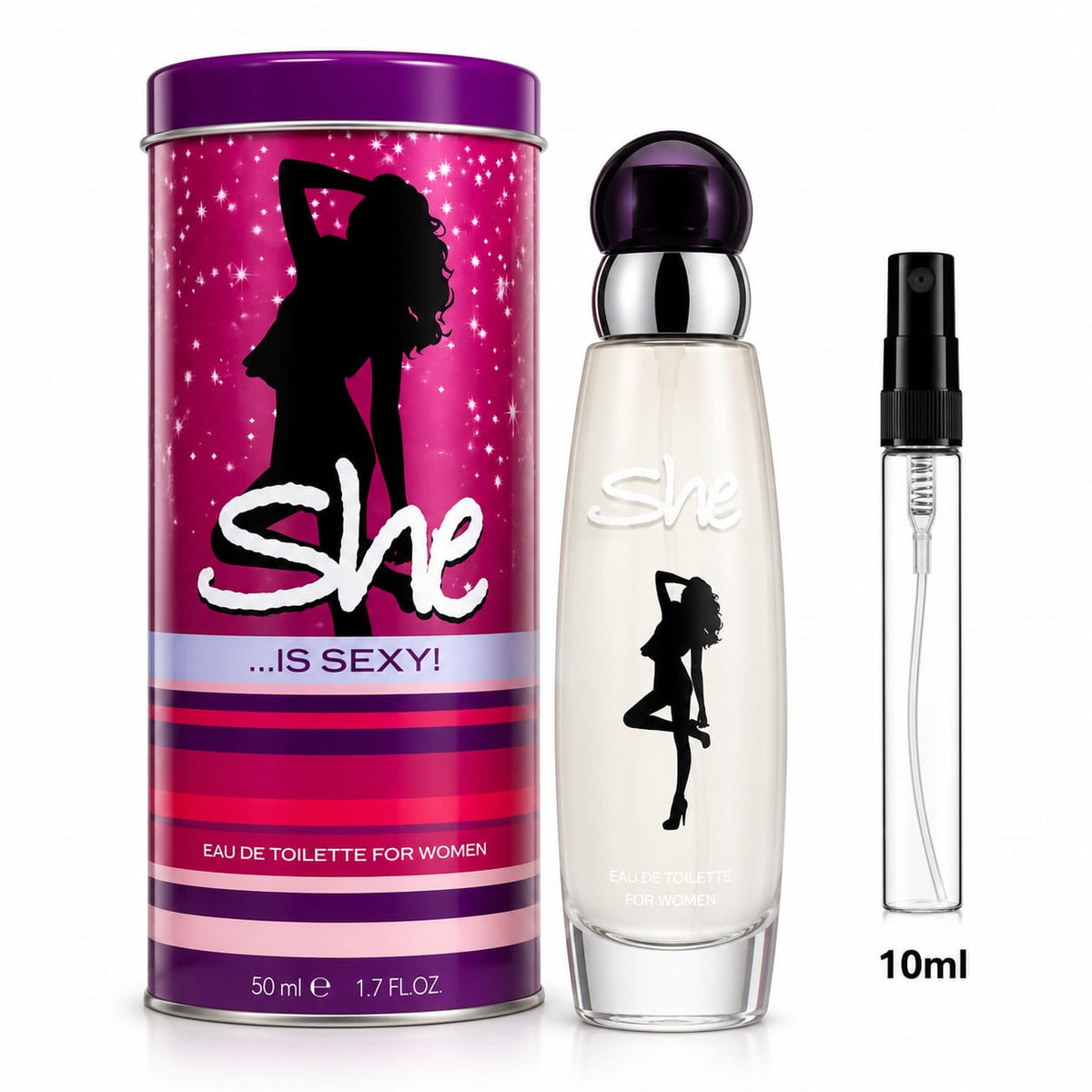 She... is Sexy! Hunca for Women - Eau De Toilette - 10ml (Decant) (1Pc)