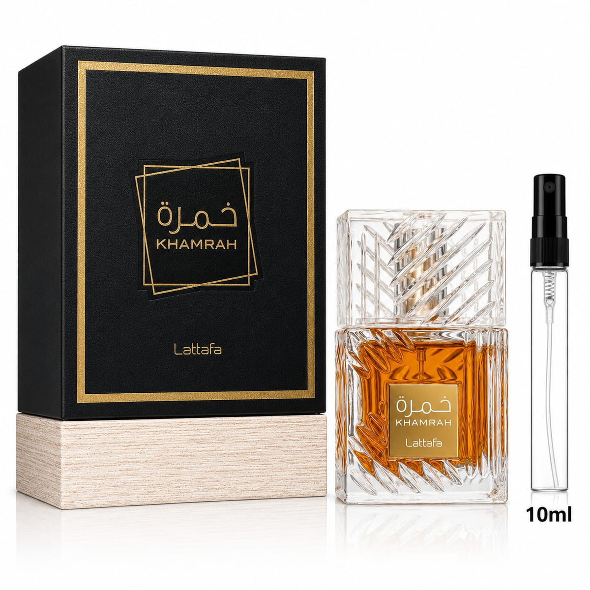 Khamrah by Lattafa for Unisex - Eau De Parfum - 10ml (Decant) (1Pc)