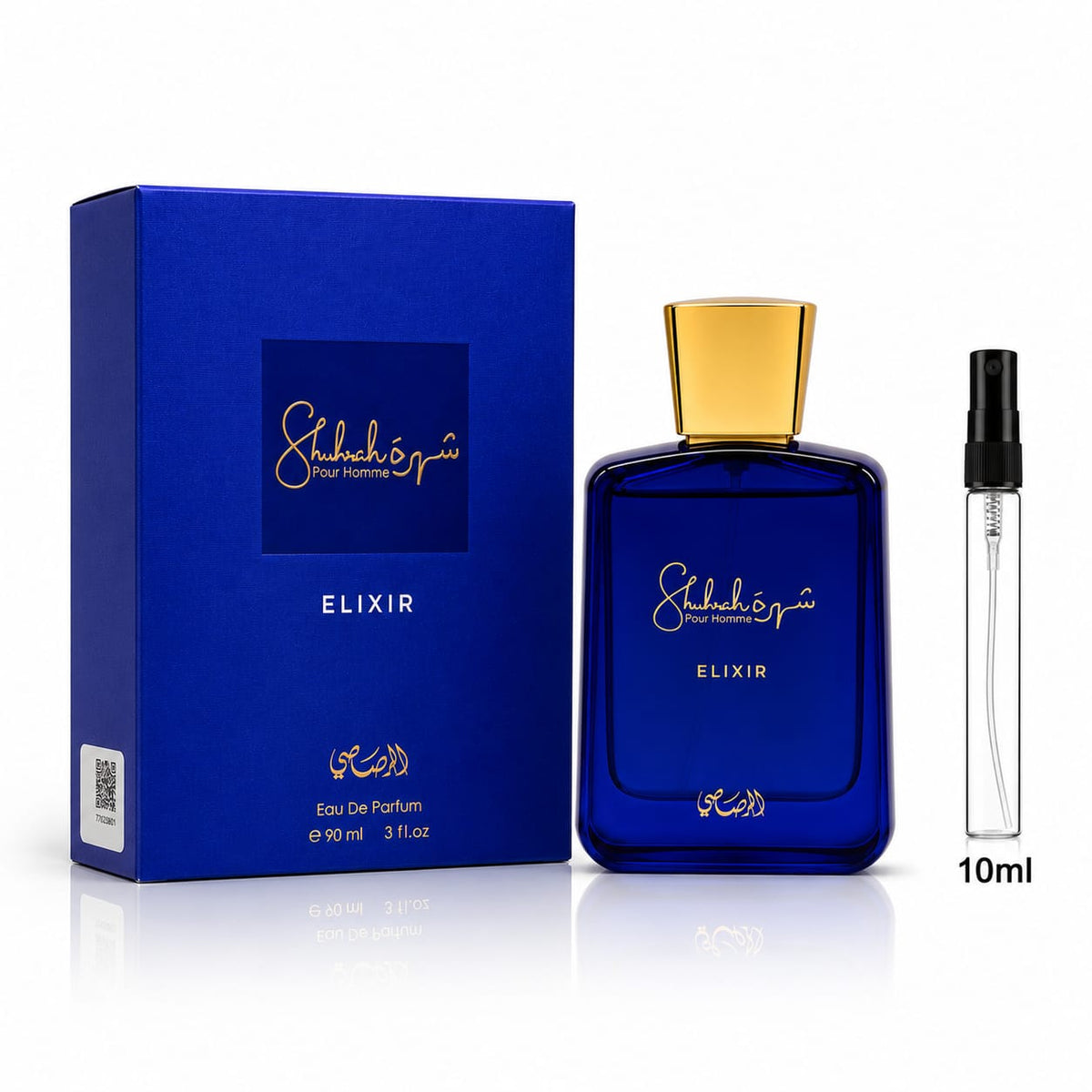 Shuhrah Elixir by Rasasi for Men - Eau de Parfum - 10ml (Decant) (1Pc)