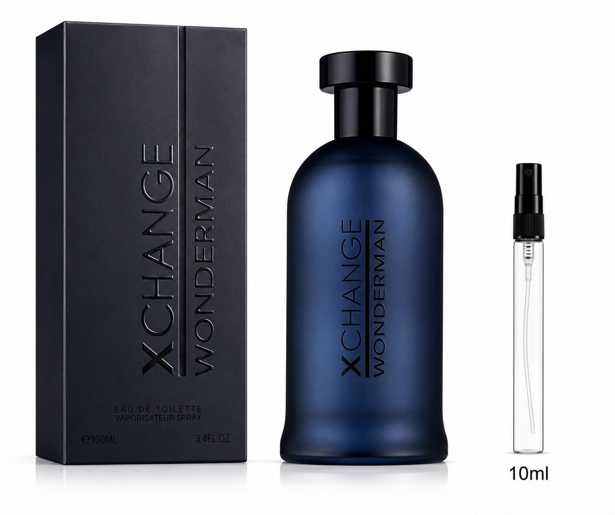 X Change Wonderman by Karen low for Men - Eau de Toilette - 10ml (Decant) (1Pc)