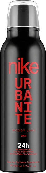 Nike Urbanite Woody Lane Man Deodorant Spray 24H, Eau De Toilette , 200ML