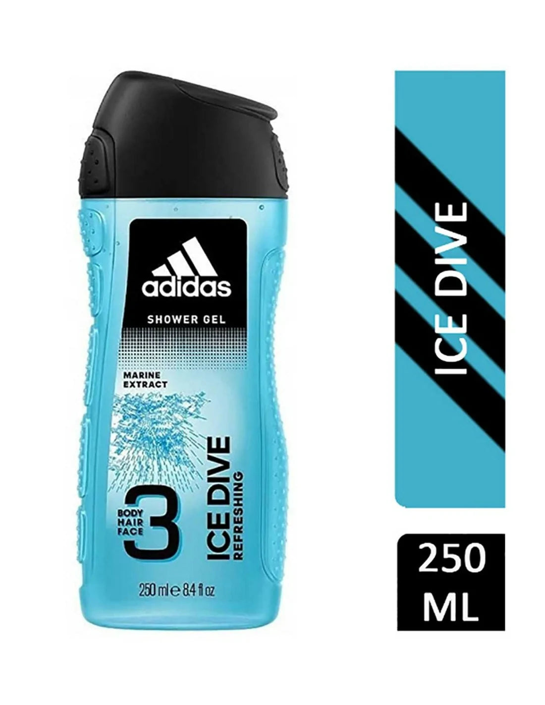 Adidas Ice Dive 3 in 1 Body, Hair , Face Shower Gel, 250ml