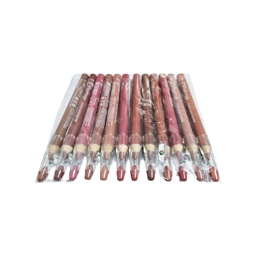 (Made in China) Generic 12 Colors Clear Lipstick Pencil Set - B