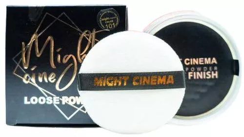 102 - Might Cinema Loose Powder Matte Finish With Sponge