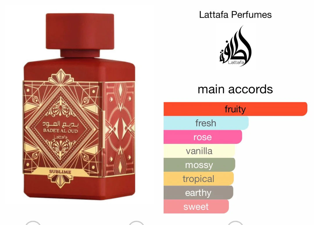 Badee Al Oud Sublime for Unisex by Lattafa - Eau de Parfum - 100ml