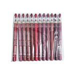 (Made in China) Generic 12 Colors Clear Lipstick Pencil Set - C