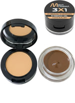 Might Cinema 3 X 1 Eyebrow Cleanser & Eyebrow Gel & Concealer (103)