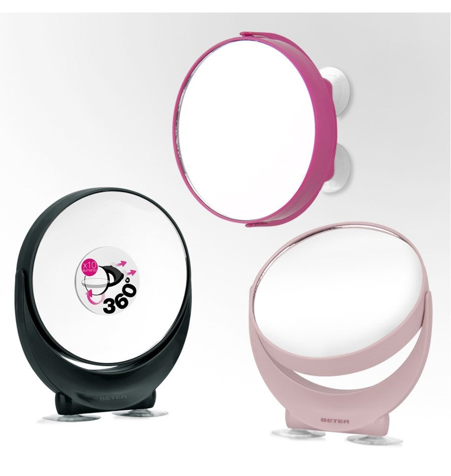 Beter Oooh!! 360º Double Macro Mirror (Frame color may vary) - بيتر مرآة ماكرو مزدوجة ومحددة بقوة 10مرات