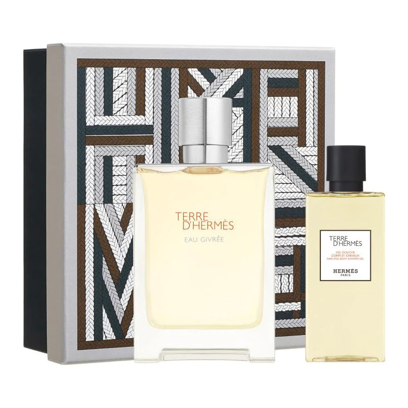 عطر Terre D'Hermes Eau Givree من هيرميس للرجال - EDP - (طقم) قطعتين