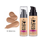Essence I Love Flawless Skin Foundation Matte & Full Coverage - 50 Medium Ivory