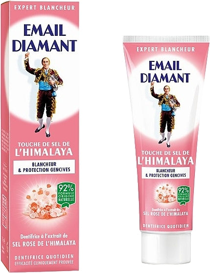 Email Diamant Dentifrice Blanchissant Au Sel Rose de L'Himalaya -75 مل