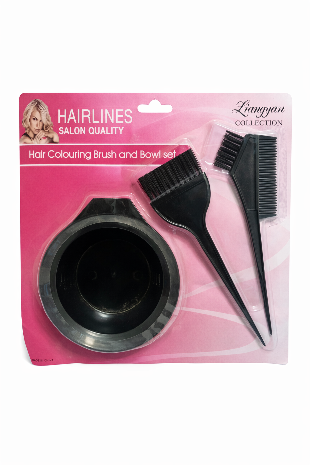 Hair Dye Brush & Bowl Set – Professional Salon Kit (3 Pcs)