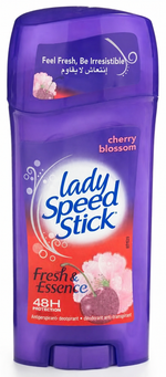 Lady Speed Stick Fresh & Essence Antiperspirant Deodorant Stick – 48h Protection – Cherry Blossom – 65g