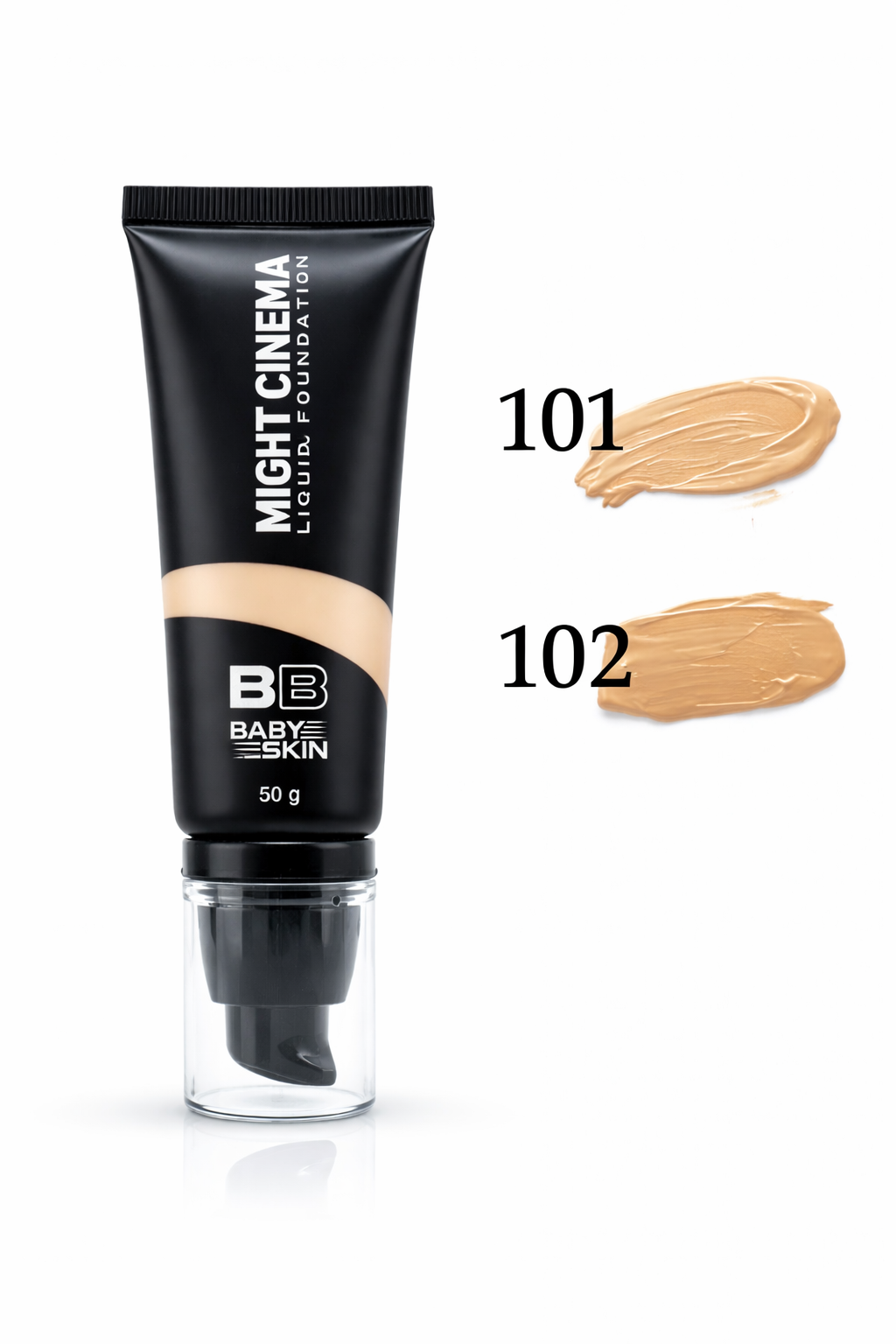 Might Cinema Liquid Foundation BB Baby Skin (101)