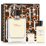 مجموعة هدايا Terre D'hermes EDT - EDT 100 مل، 5 مل، جل استحمام للشعر والجسم 40 مل
