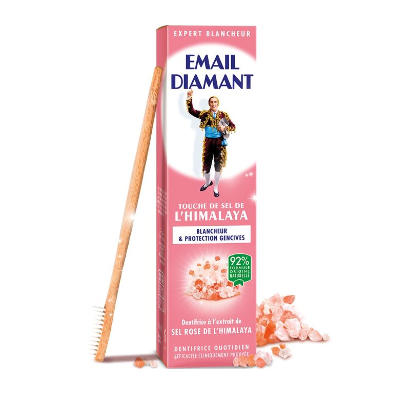 Email Diamant Dentifrice Blanchissant Au Sel Rose de L'Himalaya -75 مل