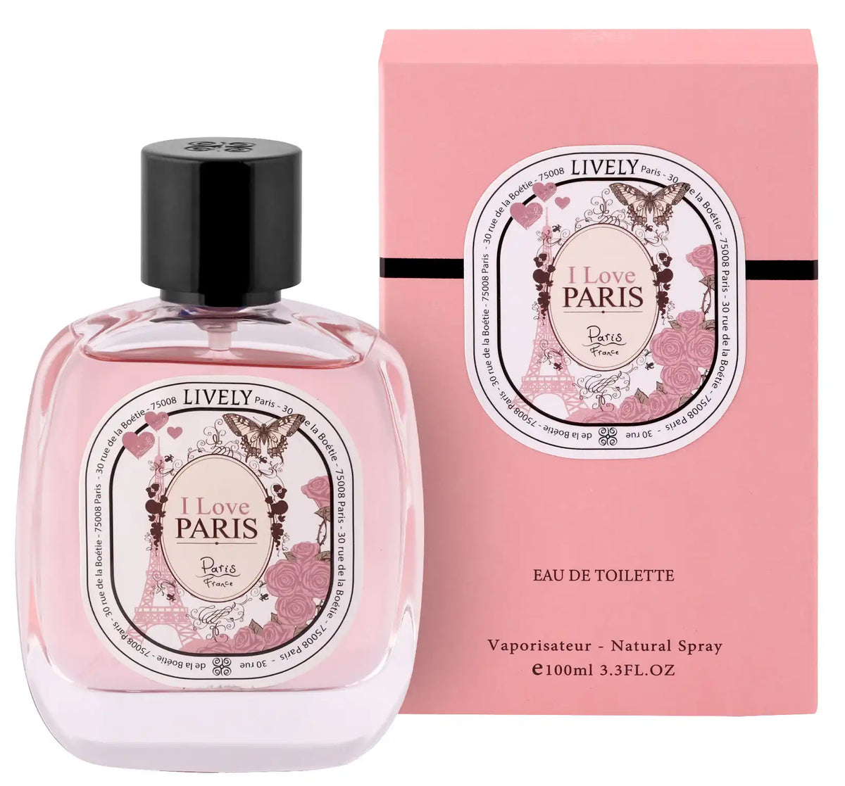 Lively I Love Paris for Women - Eau De Toilette - 100ml