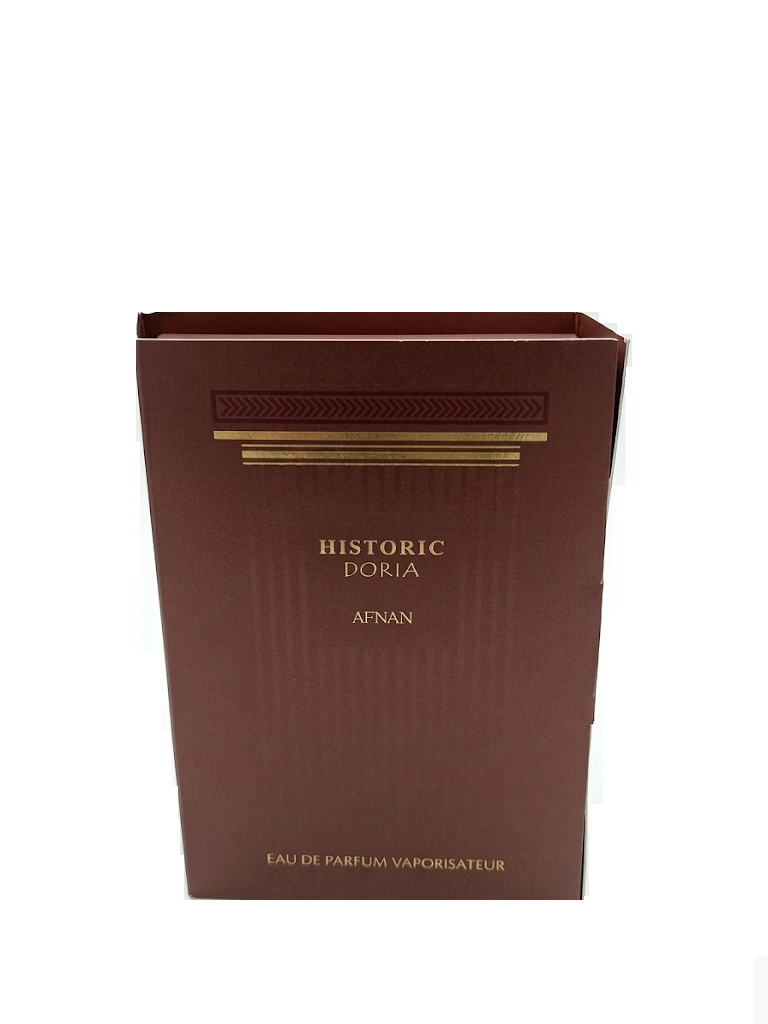 Afnan Historic Doria for Unisex - Eau de Parfum - 1.5ml (Sample) (1Pc)