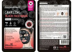 Charcoal Black Face Mask – Purifying & Revitalizing Sheet Mask, Deep Cleansing, Anti-Blemish, Moisturizing Treatment, Dermatologist Tested, Made in Korea