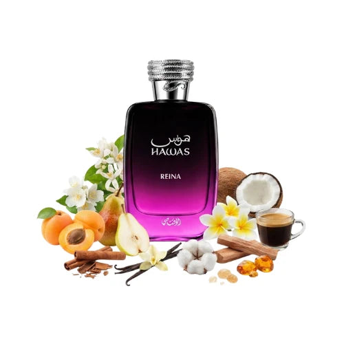 Hawas Reina by Rasasi for Unisex - Eau de Parfum - 100ml