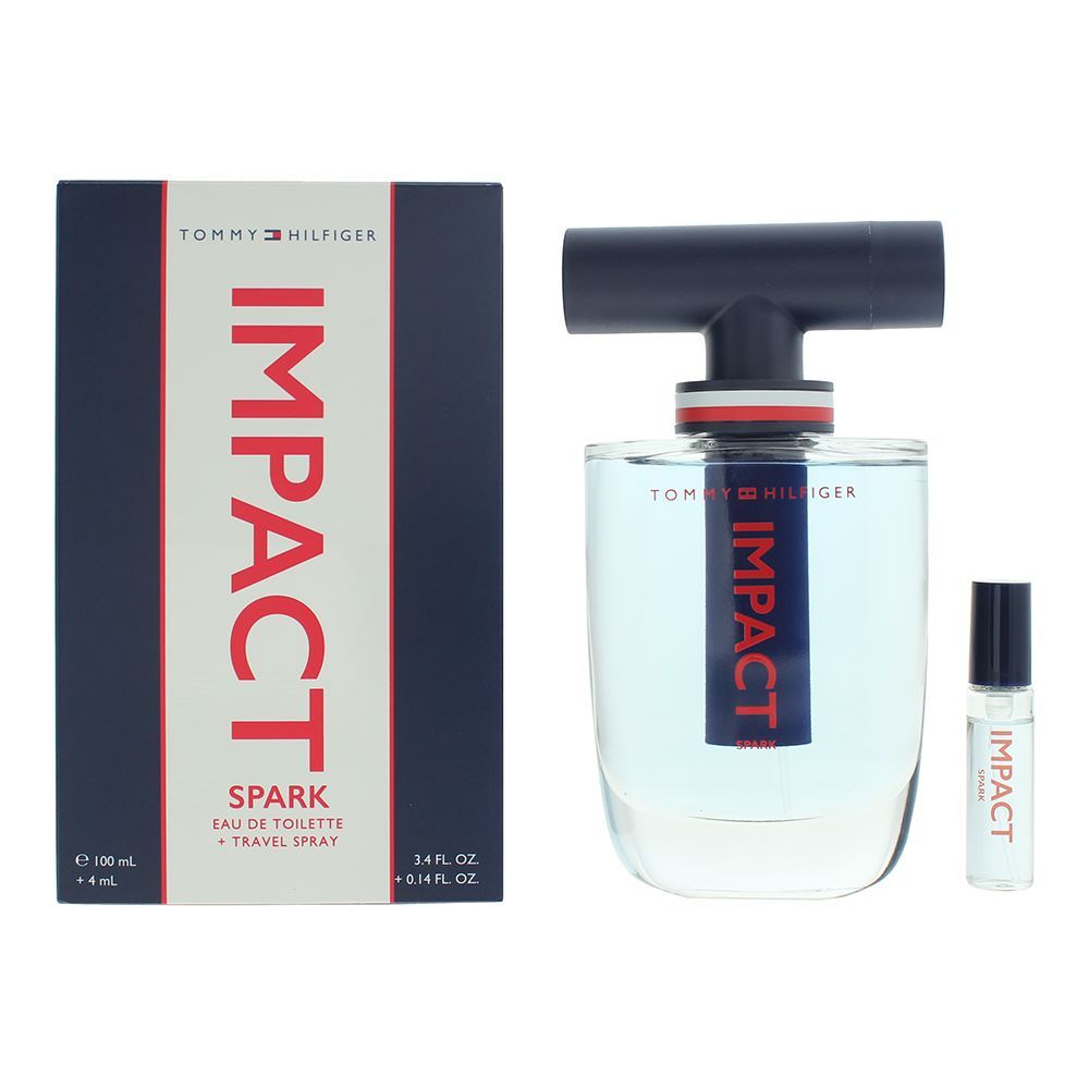 Impact Spark by Tommy Hilfiger for Men - Eau de Toilette + Travel Spray - 100ml + 4ml