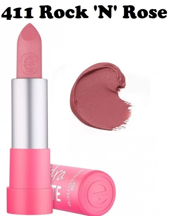 Essence Hydra Matte Lipstick - 411 ROCK 'N' ROSE