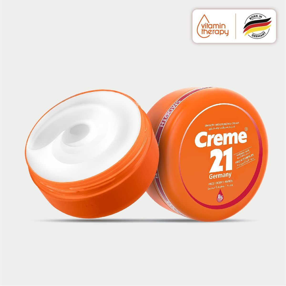 Creme 21 Smooth Moisturizing Cream – Normal Skin – With Pro-Vitamin B5 - 250ml