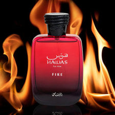 Hawas Fire for Men by Rasasi - Eau de Parfum - 100ml