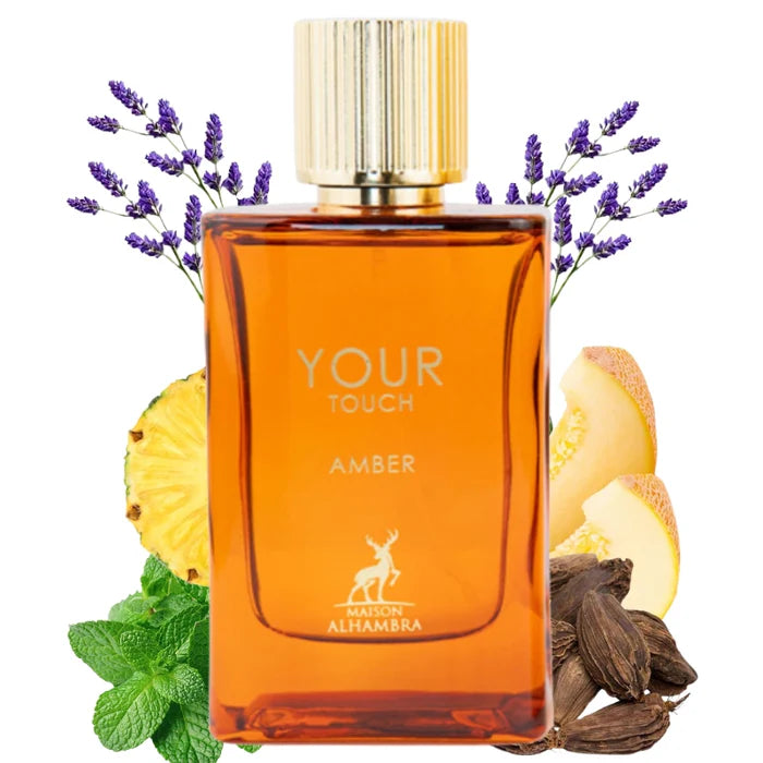 Your Touch Amber by Maison Alhambra for Men - Eau de Parfum - 100ml