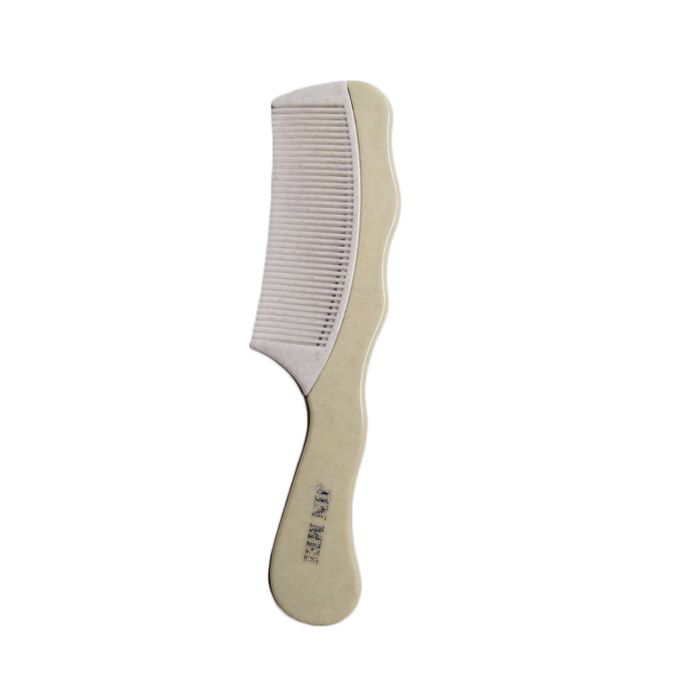 Plastic Hair Comb - Beige