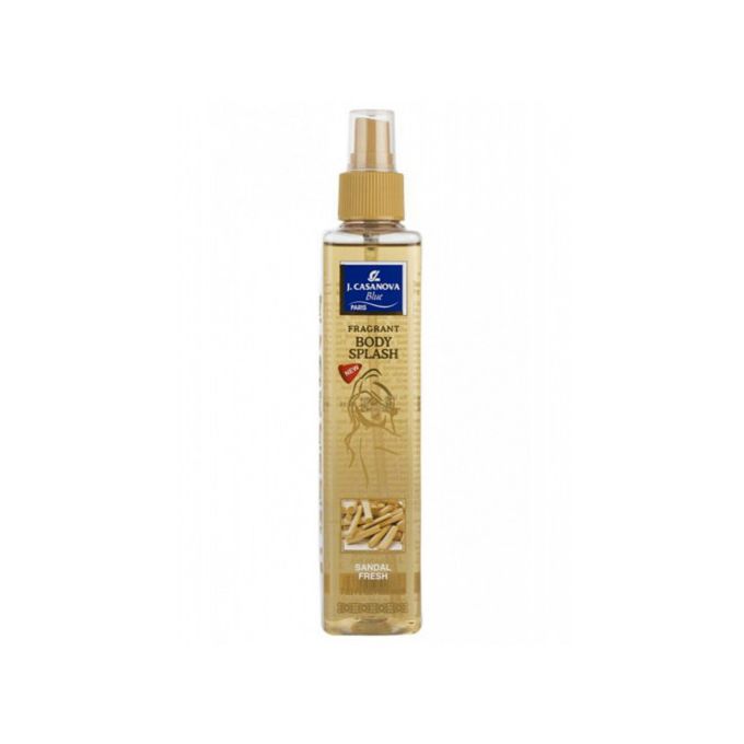 Casanova Blue Body Splash Sandal Fresh, 235 Ml